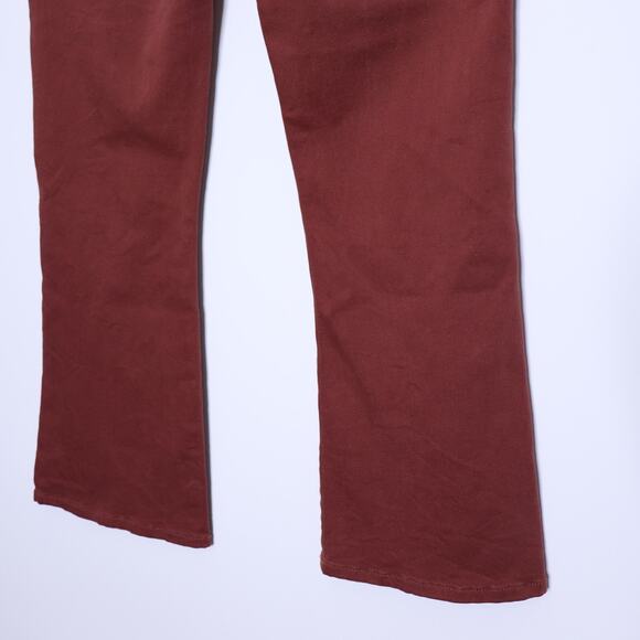 DL1961 Bridget Cropped High Rise Jeans Instasculpt Boot In Redwood Women's 27 - Picture 9 of 11